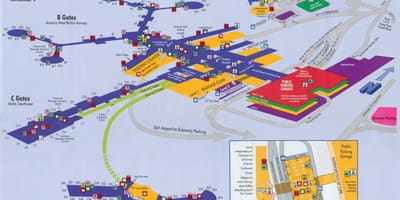 Χάρτης από το αεροδρόμιο McCarran