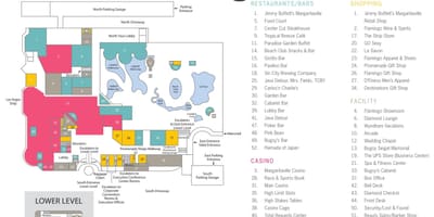Χάρτης του Flamingo Las Vegas