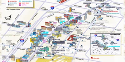 Χάρτης Vegas strip