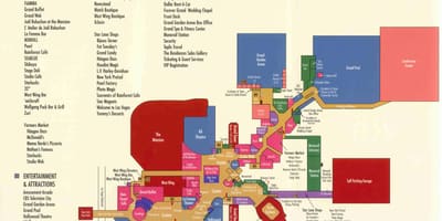 Χάρτης της MGM grand Λας Βέγκας