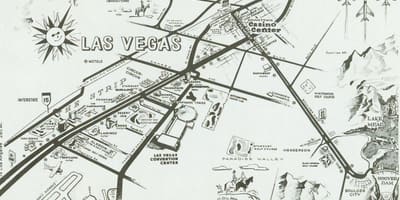 Old Las Vegas strip εμφάνιση χάρτη